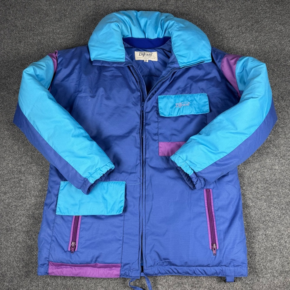 Vintage Ditrani Designs Women's Retro Full Zip Puffer Ski Jacket Canada